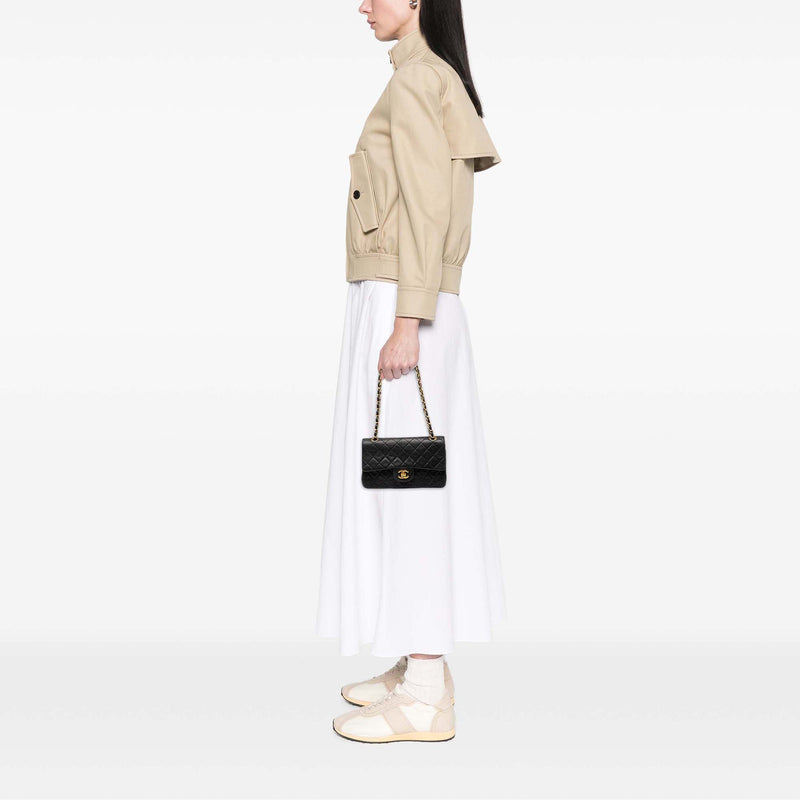 Small Classic Lambskin Double Flap - Image 7