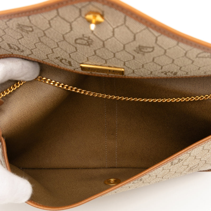 Honeycomb Coated Canvas Chain Crossbody - Image 4