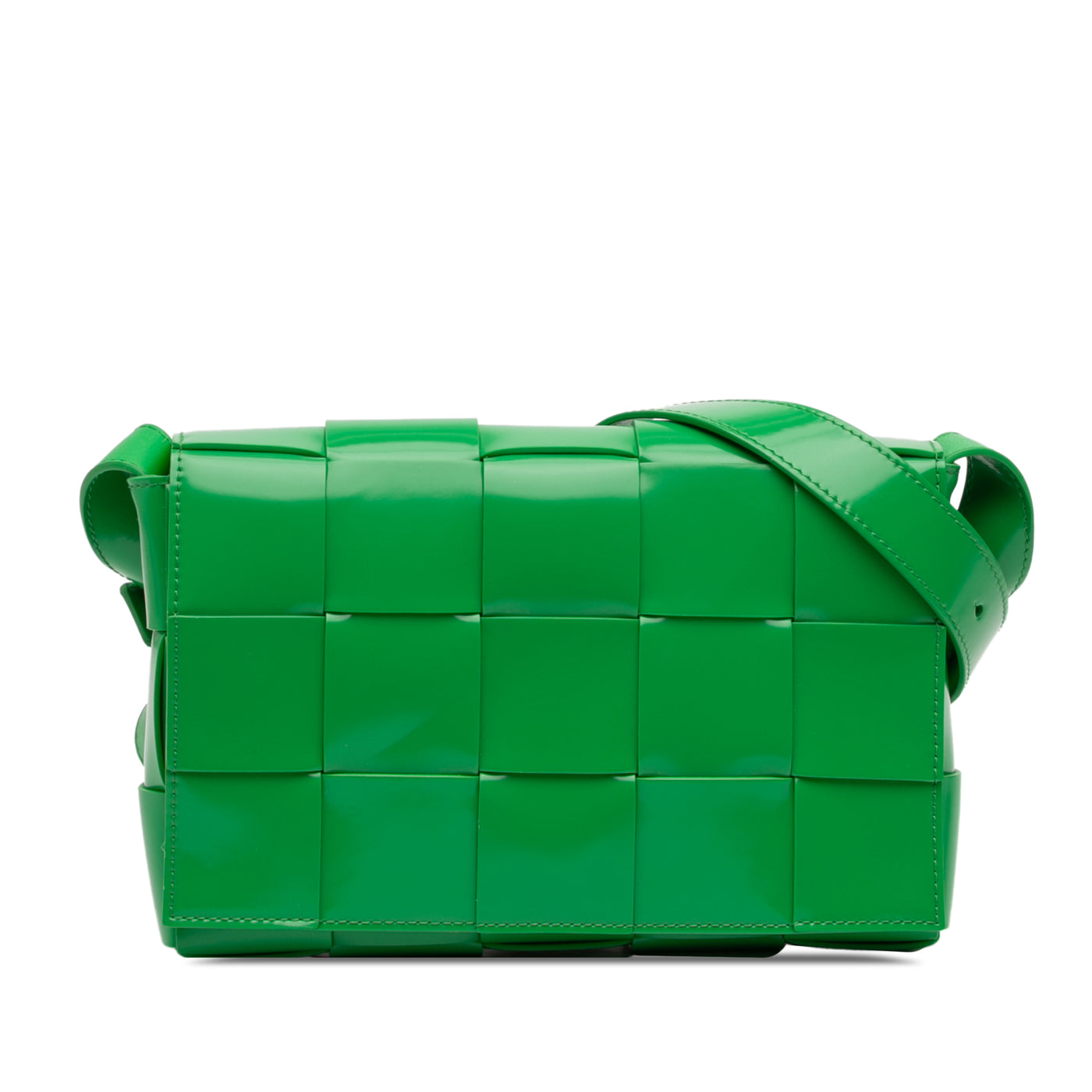 Patent Intrecciato Cassette Crossbody - Image 1