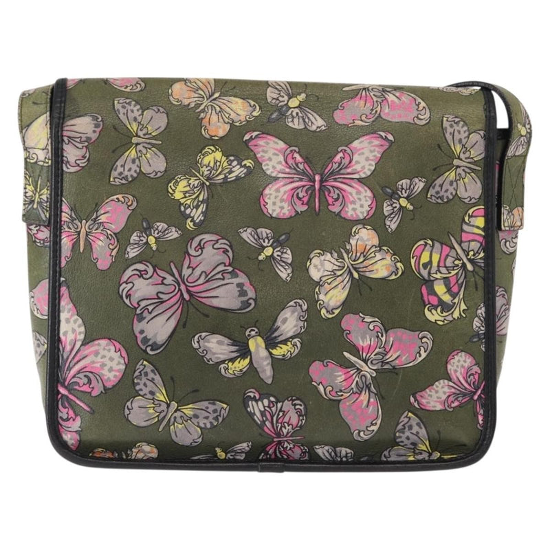 Loewe Messenger Printed Leather Green