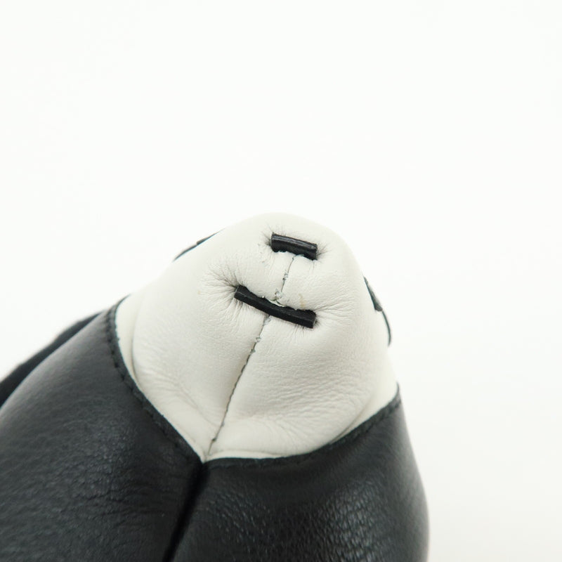 Loewe Panda Coin Purse Leather White Bag