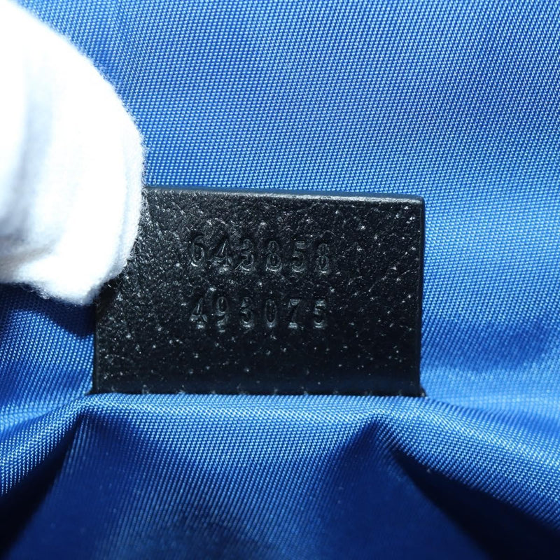 Gucci Off The Grid Buckle Messenger Gg Econyl Blue Canvas
