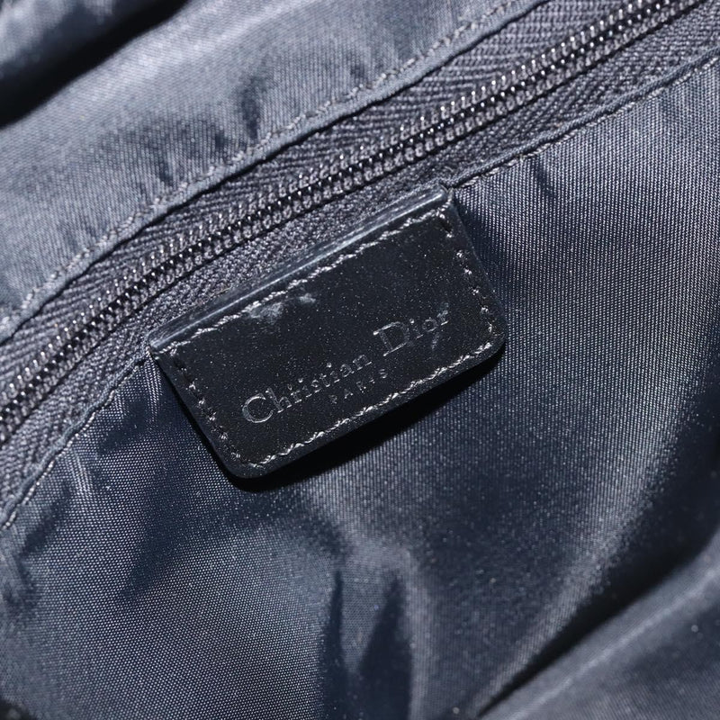Christian Dior Trotter Double Saddle Canvas Black Bag