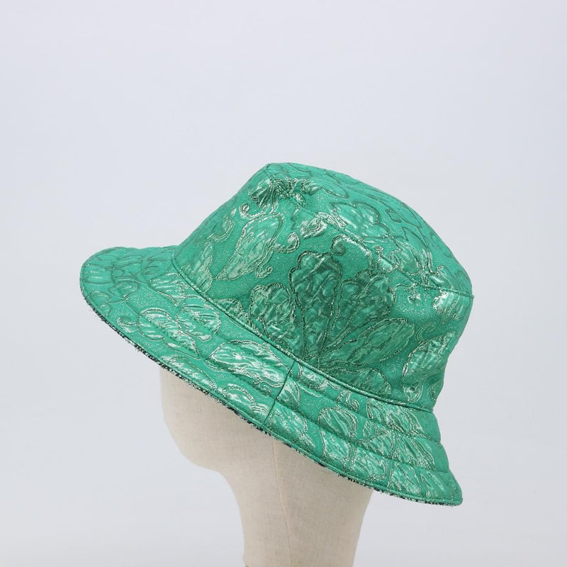 Gucci Reversible Bucket Hat Multicolor Gg Canvas Green Cotton