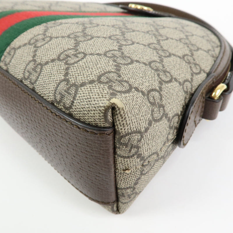 Gucci Ophidia Dome Gg Coated Canvas Beige Bag