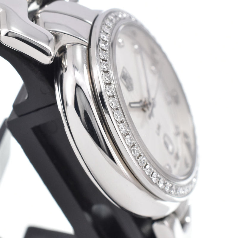 Tag Heuer Link Quartz Stainless Steel With Diamond Bezel And Markers Watches