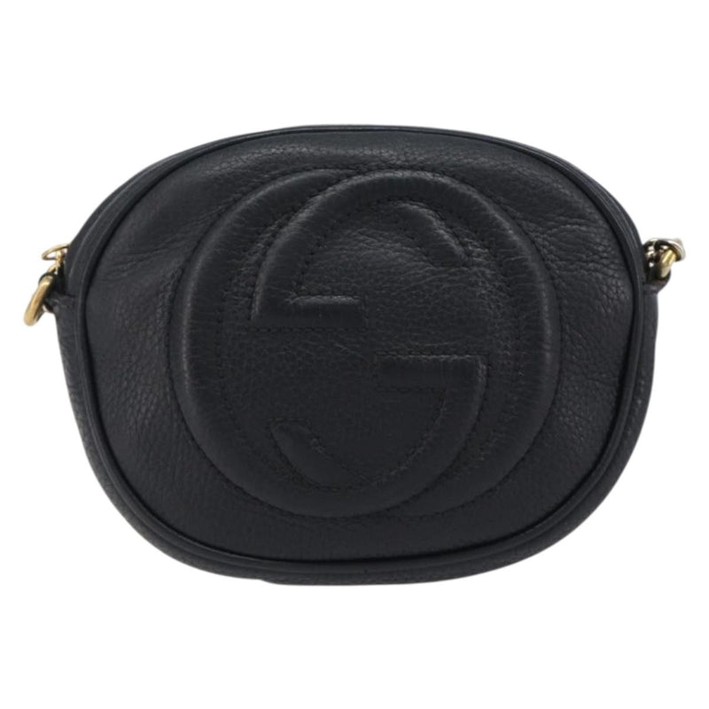 Gucci Soho Chain Leather Black Bag