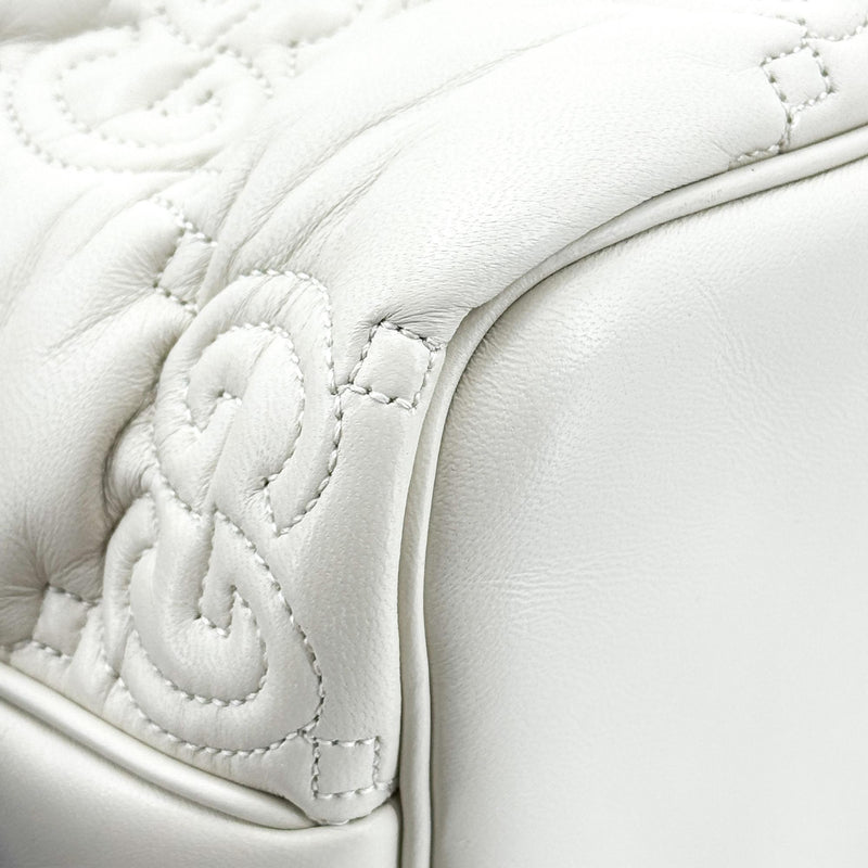 Gucci Gg Marmont Matelassé Leather White Bag
