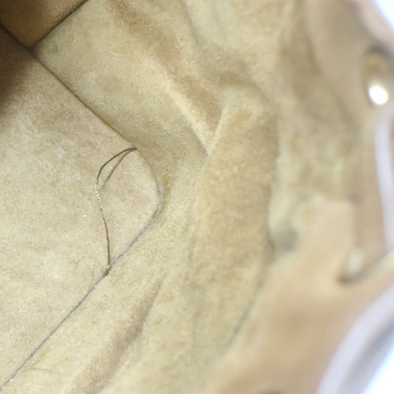 Saint Laurent Fringe Emmanuelle Bucket Suede Brown Bag