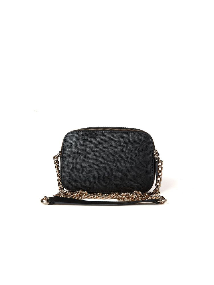 Guess Noelle Ii Crossbody Bag — Black Polyurethane