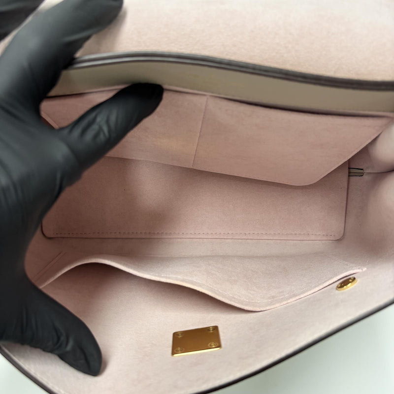 Louis Vuitton Lockme Ever Leather Beige Bag