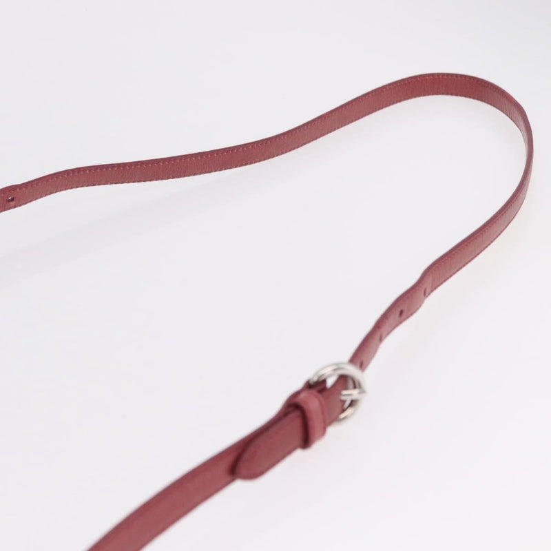 Miu Miu Madras Shoulder Leather Pink Bag