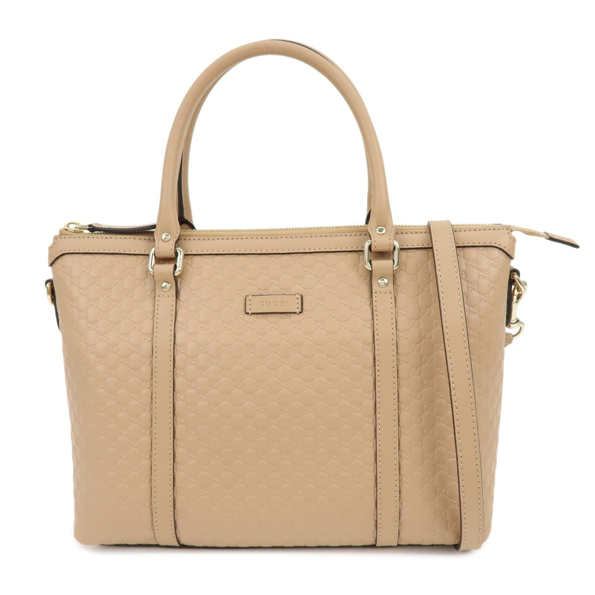 Gucci Margaux Microguccissima Leather Beige Bag