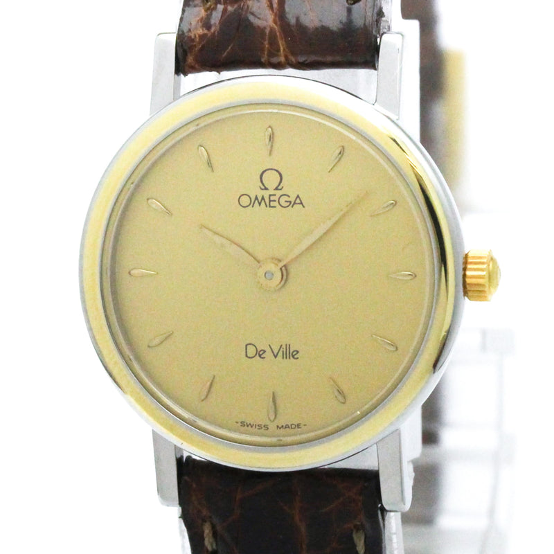 Omega De Ville Quartz Stainless Steel And Gold Plated Watches