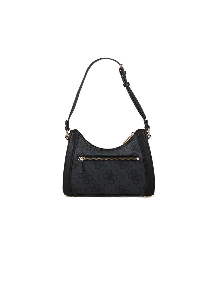 Guess Karnilla Shoulder Bag — Black Polyurethane