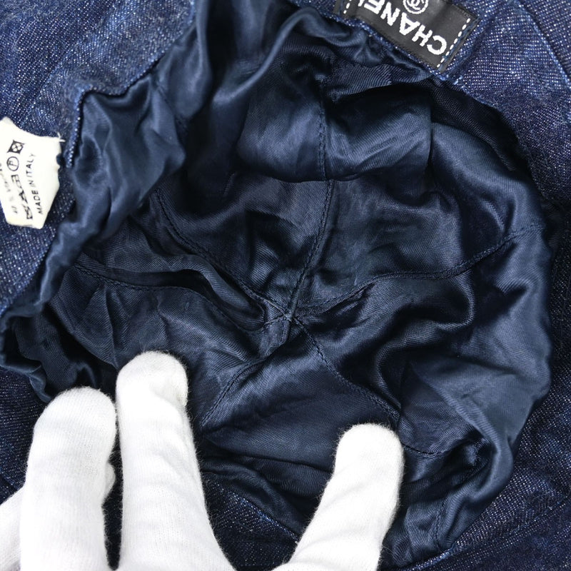 Chanel Denim Mood Bucket Hat Night Flight Embroidery Navy Denim_jeans