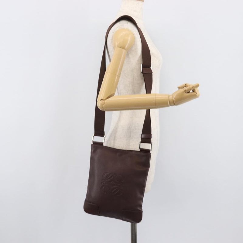Loewe Anagram Leather Brown Bag