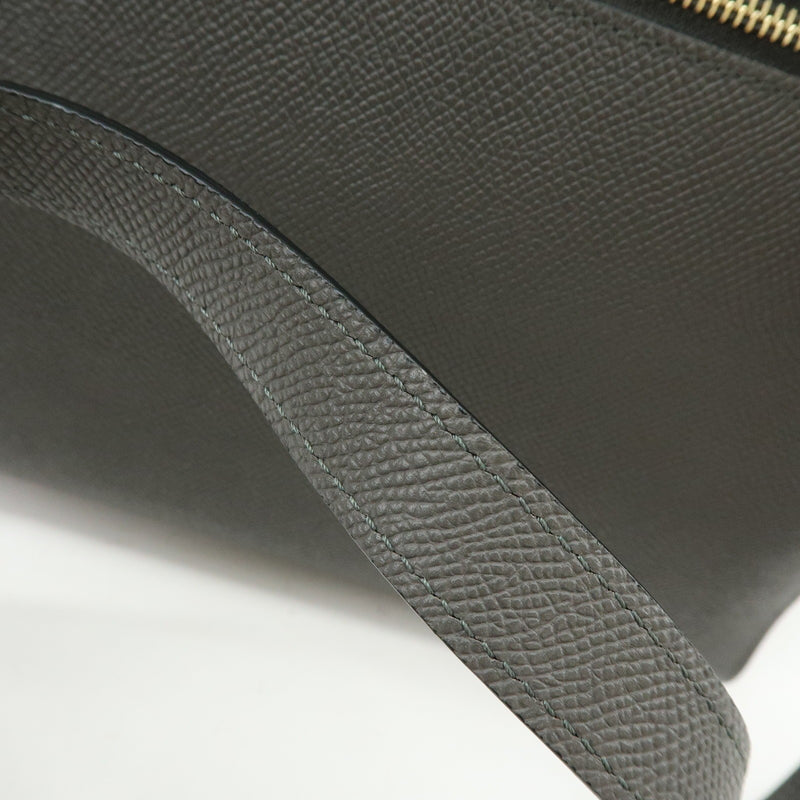 Celine Belt Textured Leather Gray Calfskin Bag