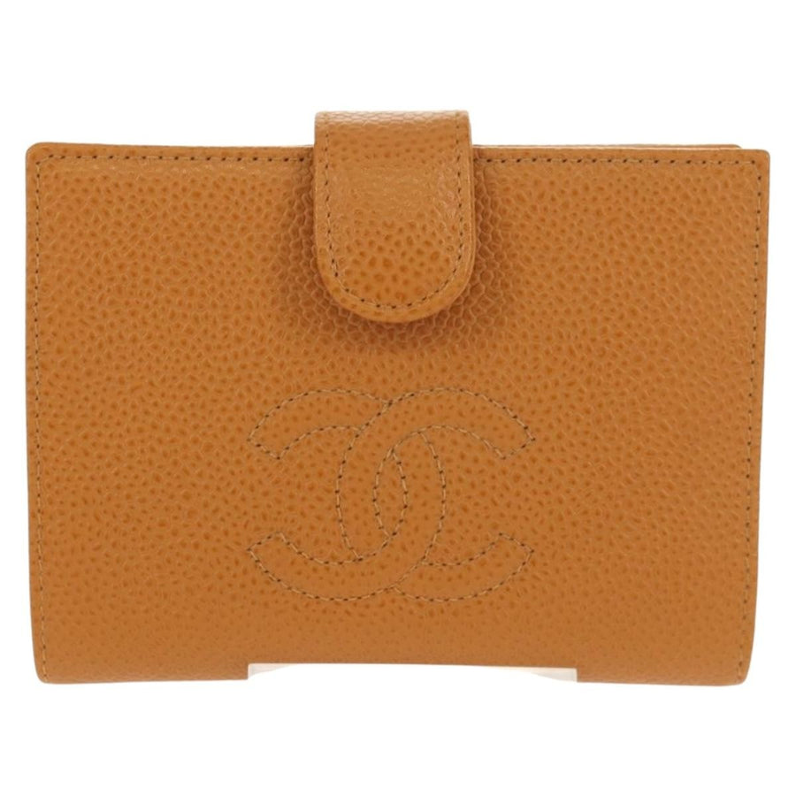 Chanel Timeless Cc French Caviar Brown Leather Accessory