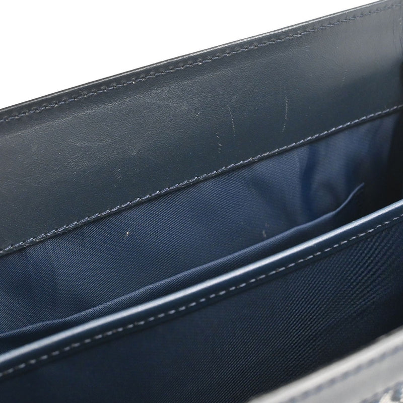 Christian Dior Vintage Trotter Pocket Diorissimo Canvas Navy Bag