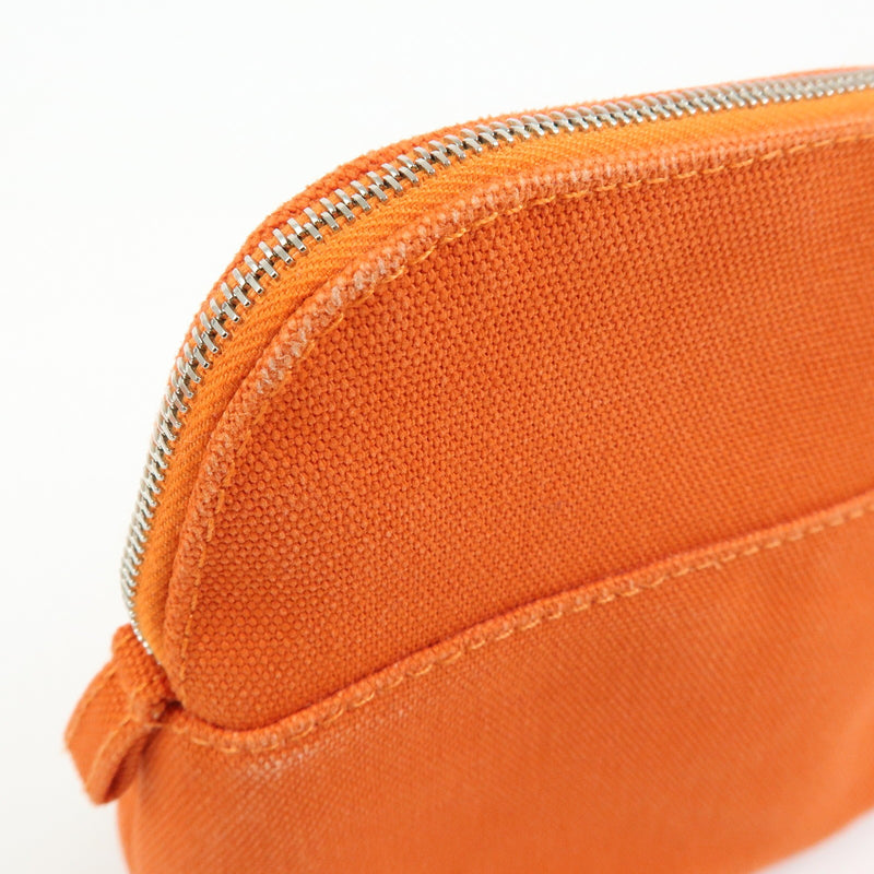 Hermes Bolide Travel Canvas Orange Bag