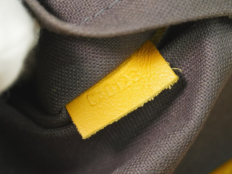 Louis Vuitton Tadao Damier Infini Leather Yellow Bag