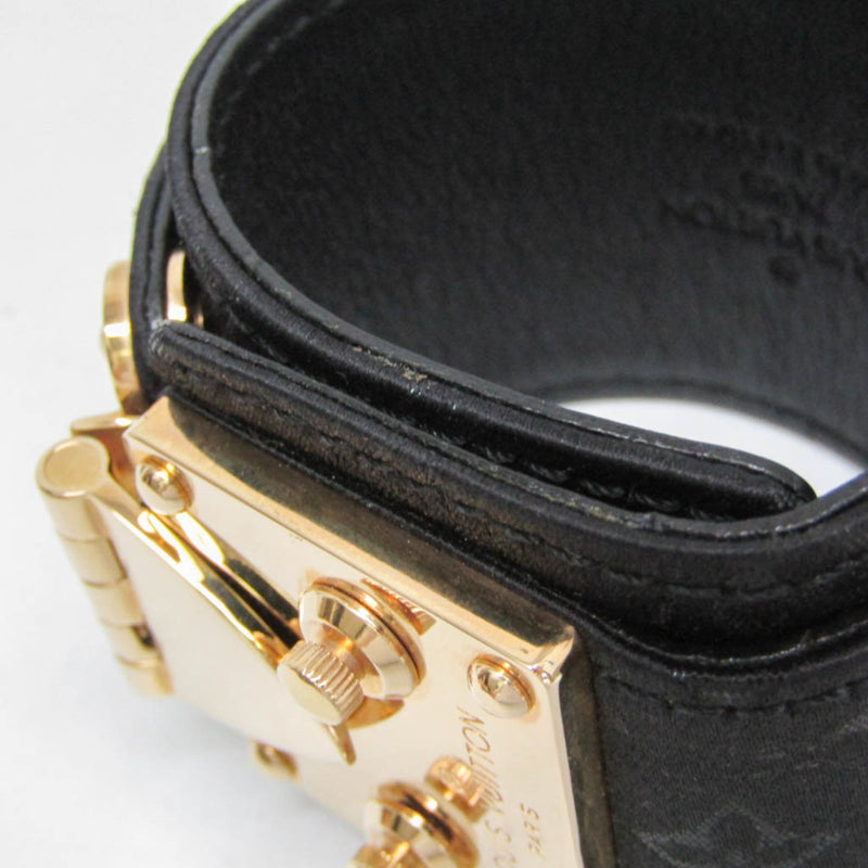 Louis Vuitton S Lock Damier Vernis Black Satin Bijoux