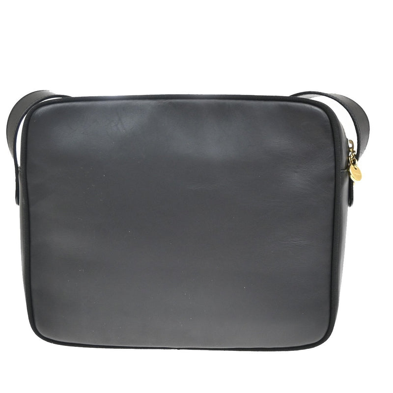 Salvatore Ferragamo Vara Bow Camera Leather Black Bag