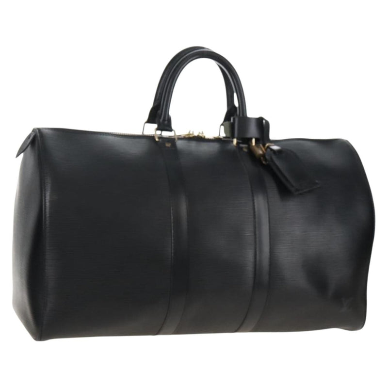 Louis Vuitton Keepall Epi Leather Black Bag