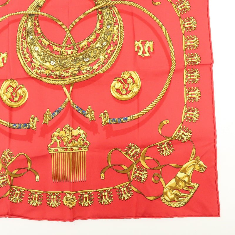 Hermes Carré 40 Silk Red Accessory