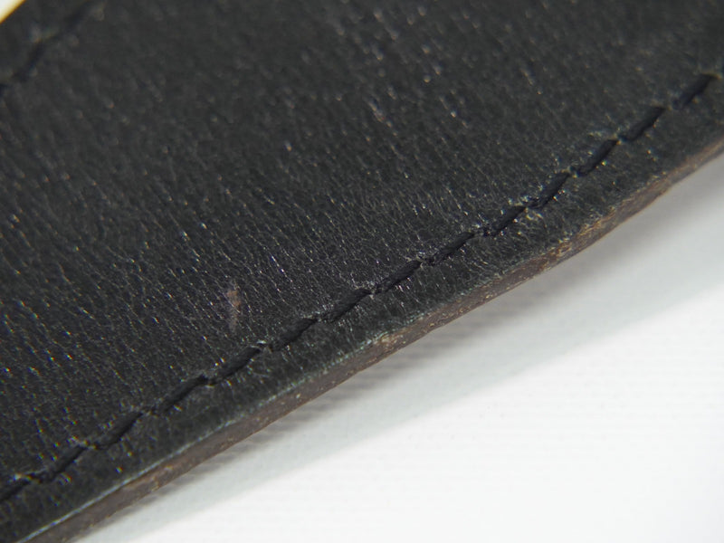 Hermes H Dancre Reversible Belt Leather Black