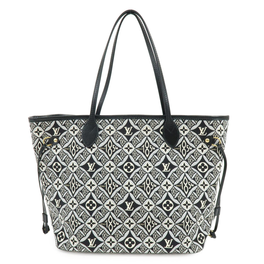 Louis Vuitton Neverfull Nm Limited Edition Since 1854 Monogram Jacquard Black Canvas Bag