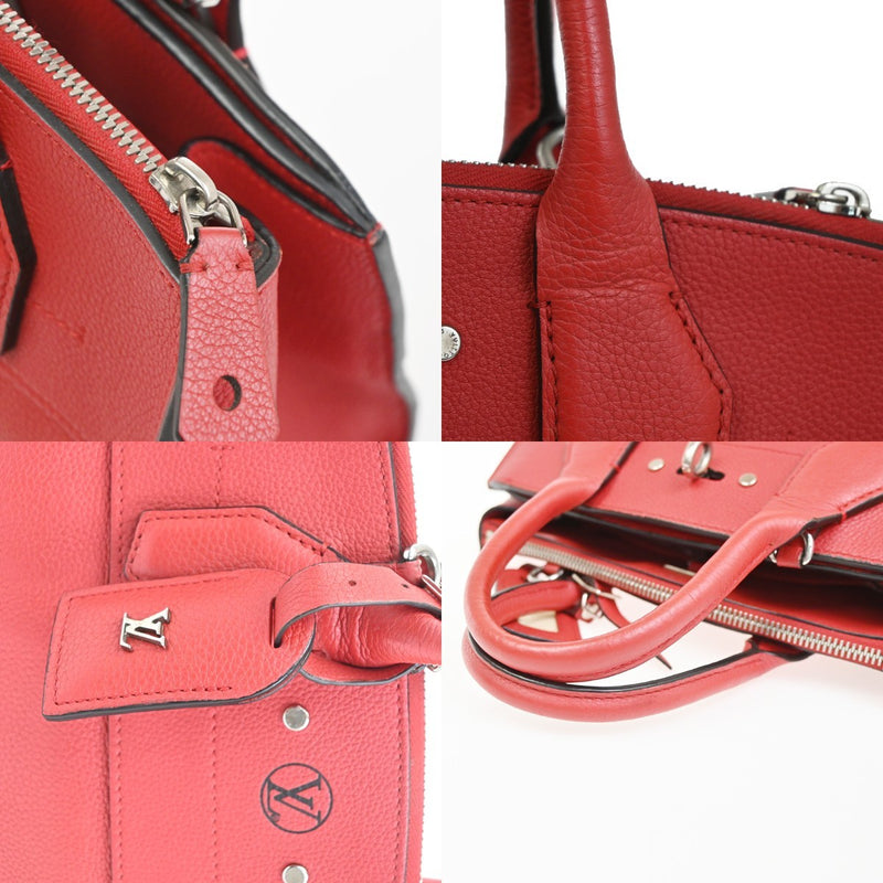Louis Vuitton City Steamer Leather Red Bag