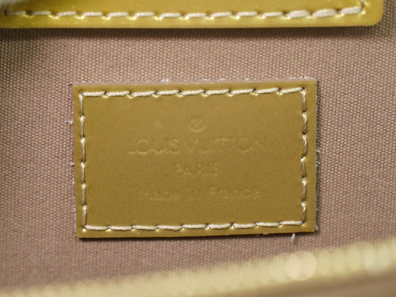 Louis Vuitton Deesse Monogram Vernis Beige Leather Bag