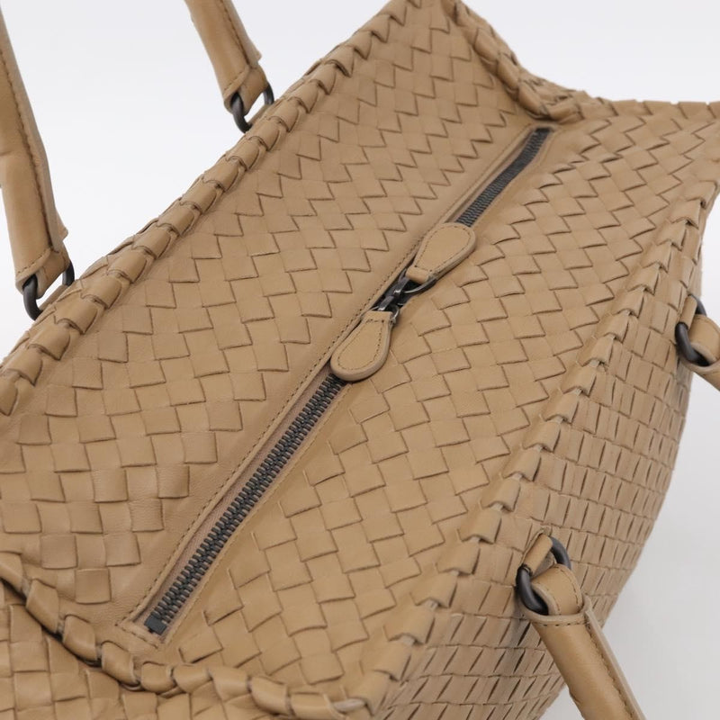 Bottega Veneta Brick Intrecciato Nappa Brown Leather Bag