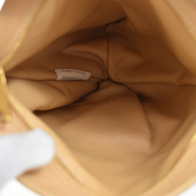 Bottega Veneta Bv Twist Intrecciato Nappa Beige Leather Bag
