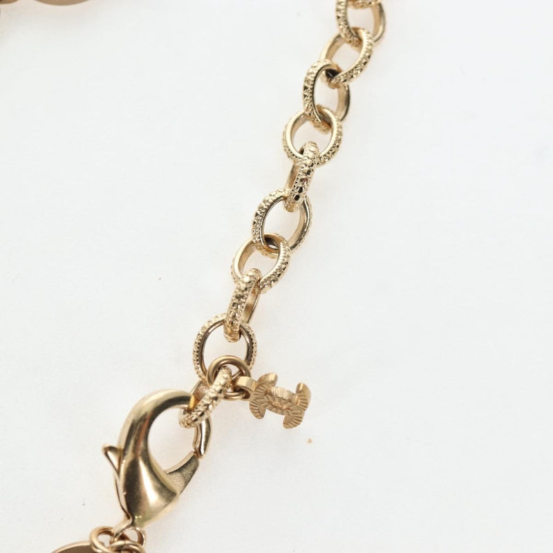 Chanel Cc Link Choker Metal With Crystals Gold Bijoux