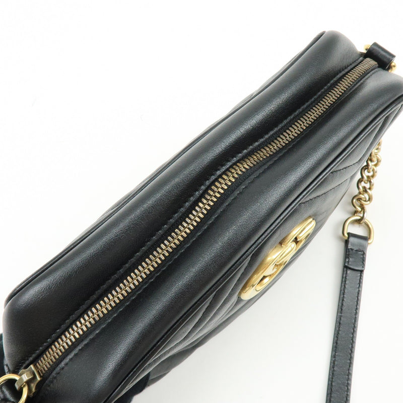 Gucci Gg Marmont Matelasse Leather Black Bag