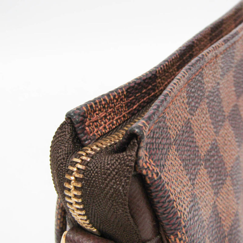 Louis Vuitton Trousse Make Up Damier Brown Canvas Bag