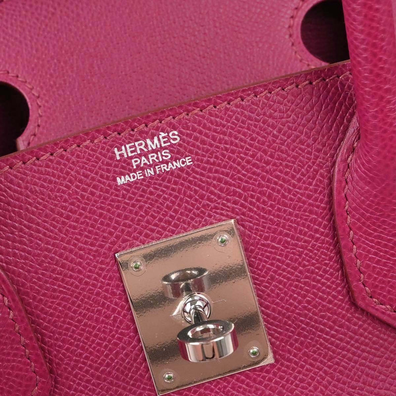 Hermes Birkin Red Epsom With Gold Hardware Pink Leather Bag
