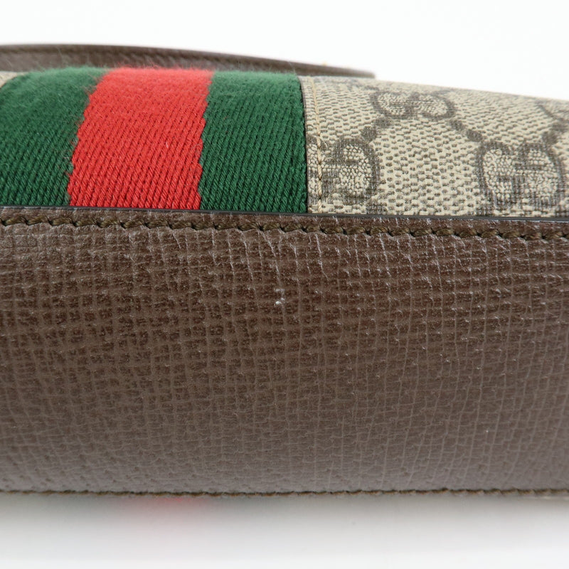 Gucci Ophidia Dome Gg Coated Canvas Beige Bag