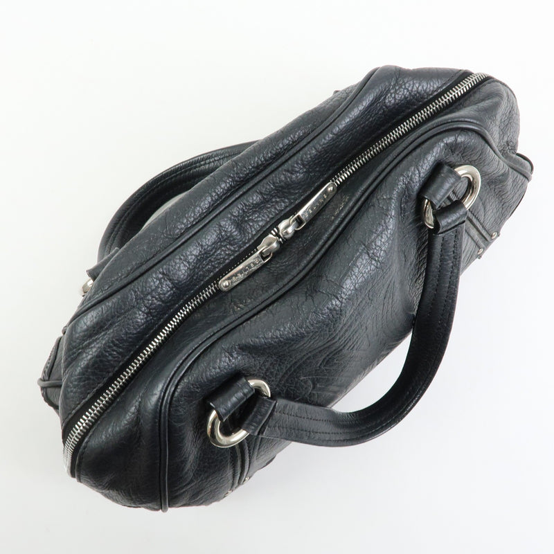 Celine Macadam Leather Black Bag