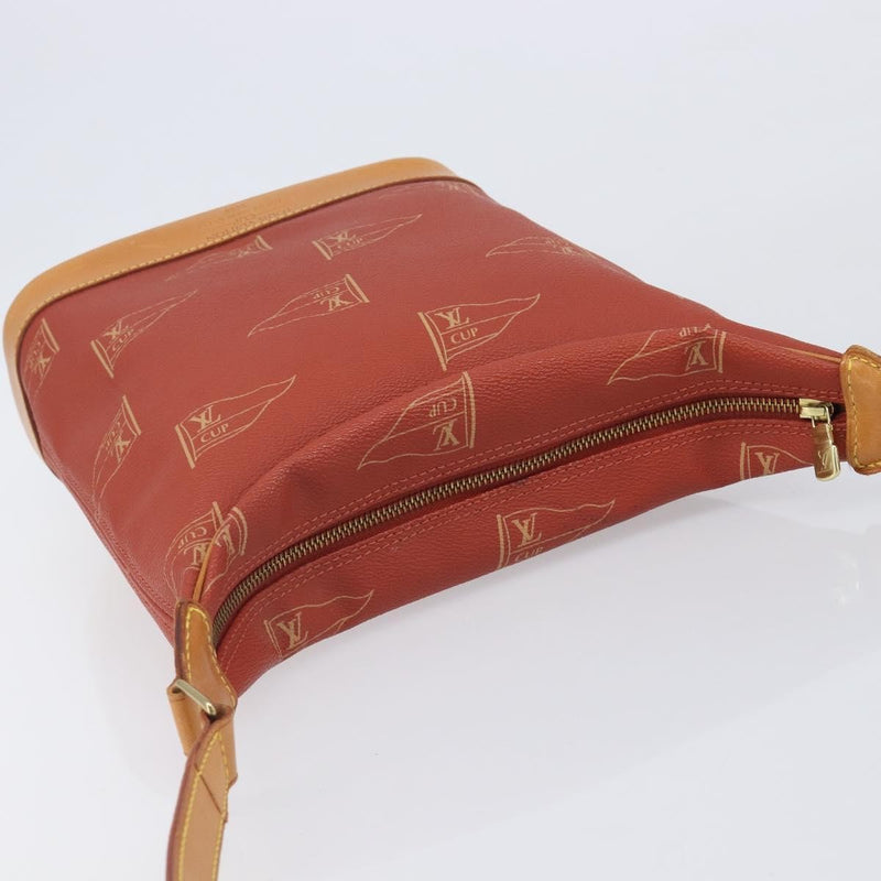 Louis Vuitton Cup Le Touquet Canvas Red Bag
