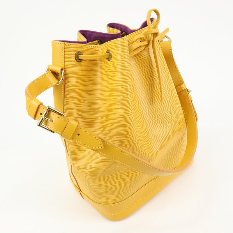 Louis Vuitton Noe Epi Leather Yellow Bag
