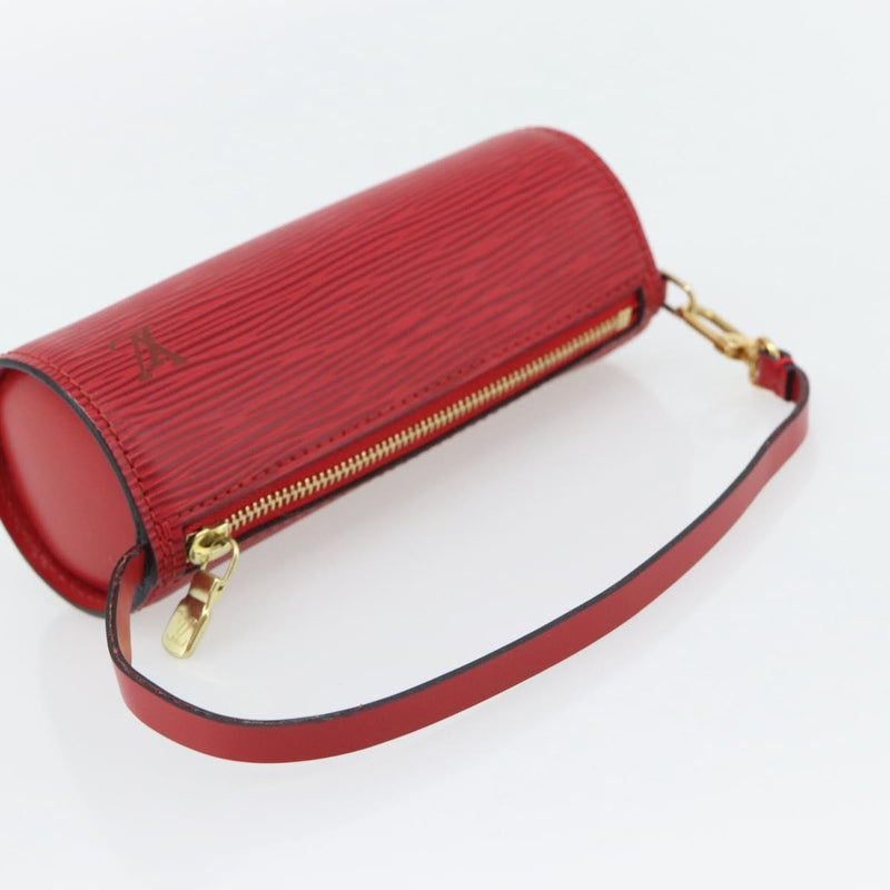 Louis Vuitton Soufflot Pochette Epi Leather Red Bag