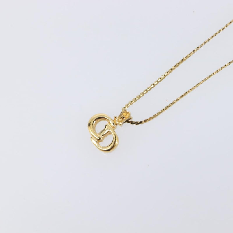 Christian Dior Cd Pendant Metal Gold Bijoux