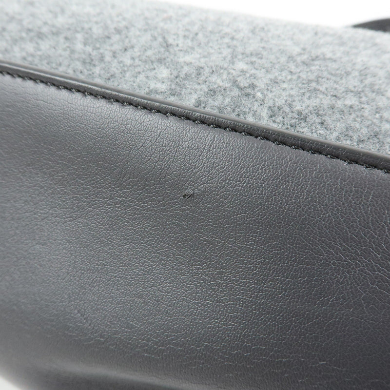 Stella Mccartney Alter Faux Leather Gray Canvas Bag
