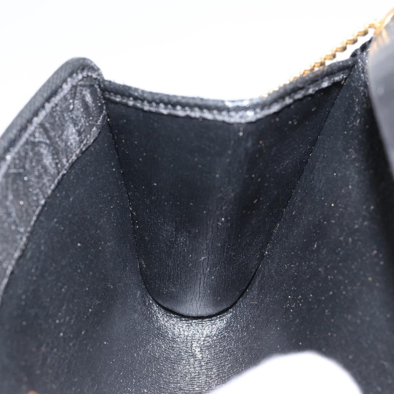 Christian Dior Vintage Honeycomb Canvas Black Bag