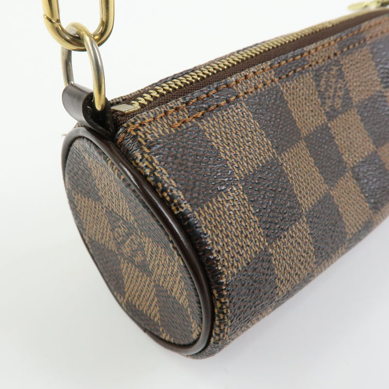 Louis Vuitton Papillon Pochette Damier Brown Canvas Bag