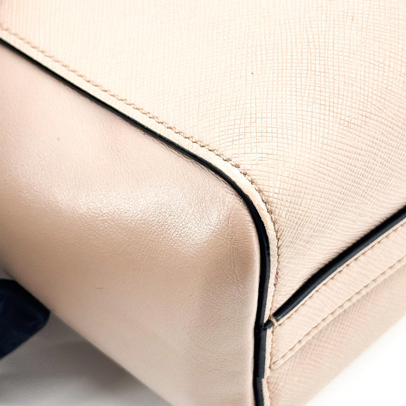 Prada Vintage Tote Leather Beige